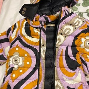 Pucci graphic-print padded coat